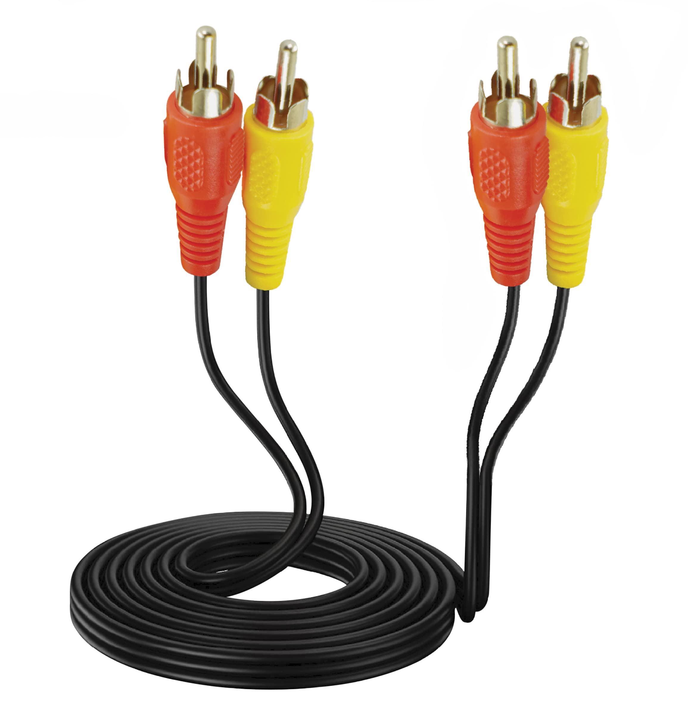Amazon.com: Audio Video AV Cable RCA Adapter Cord To External TV